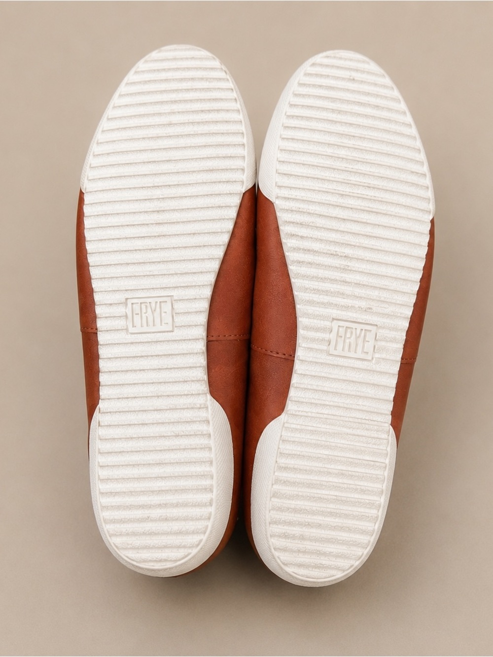Frye Leather Slip-On Sneakers Cognac Brown | Women’s 6.5 - Picture 3 of 3